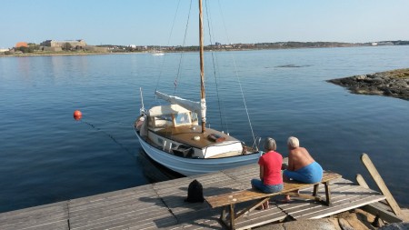 En vacker höstdag på klippan